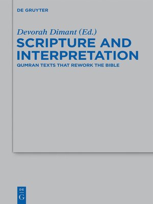 cover image of Scripture and Interpretation